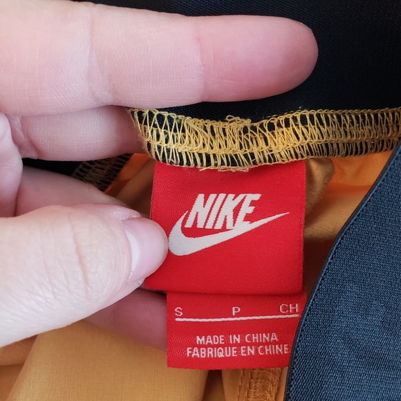 Nike Yellow Mustard Drawstring Small Shorts Y2K - Picture 4 of 5